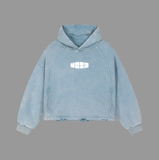 Distressed Boxy Hoodie